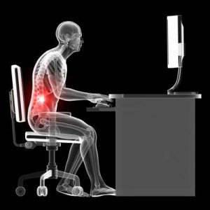 Lower back pain working at computer