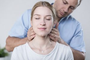 Neck muscle assessment and treatment by an expert